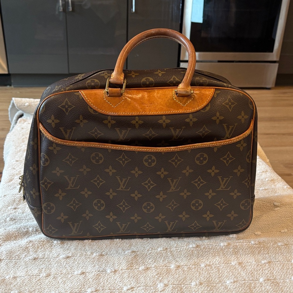Louis Vuitton Brown Monogram Work Bag